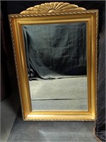 Wall mirror with gilt frame, 31 1/2" x 21",