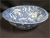 Asian pottery bowl see photo for condition
