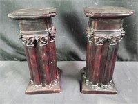 Pair of composite columns bookends
