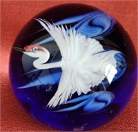 B - SIGNED & NUMBERED PAPERWEIGHT (F76)