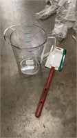 1 gallon measuring cup and 16.5” spatula