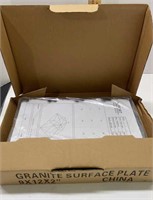 Granite surface plate 9”x12”x2”