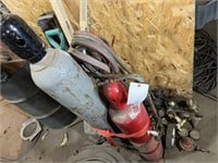 Acetylene torch set with many gauges