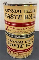 Crystal clear paste wax lot