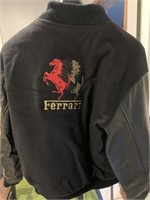 FERRARI JACKET L WITH LEATHER ARMS