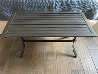 Rectangle Metal Patio Table 39x18x20?