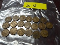19 WHEAT CENTS ALL CIRCULATED