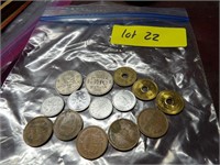 18 JAPANESE COINS