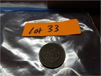 1833 LARGE CENT IN PRETTY GOOD SHAPE