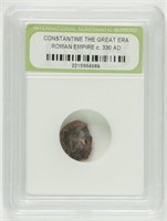 CONSTANTINE THE GREAT ERA ROMAN EMPIRE 330AD COIN