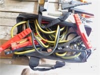 PAIR OF 12' LIKE NEW JUMPER CABLES