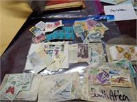 BAG OF STAMPS FROM OVER SEAS