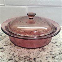 Vintage Corning / Vision Covered Dish