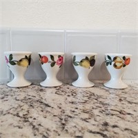 French Porcelain Set of 4