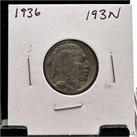 1936 BUFFALO NICKEL