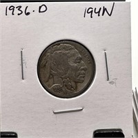 1936-D BUFFALO NICKEL