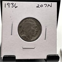 1936 BUFFALO NICKEL