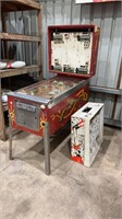 VINTAGE PIN BALL MACHINE - SOLD AS IS