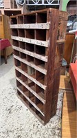 DEPRESSION SHELF UNIT MADE FROM OIL CRATES