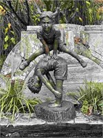 DAVID BROMLEY "LEAP FROG" ICONIC BRONZE STATUE