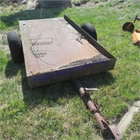 PIN HITCH TRAILER-4 1/2'X9 1/2'- NO PAPERS