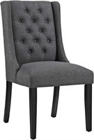 Modern Tufted Upholstered Fabric Parsons Chair
