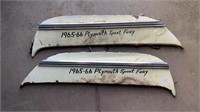 1965-66 Plymouth Sport Fury  Fenderskirts