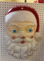 Vintage Empire blow mold Santa face Christmas