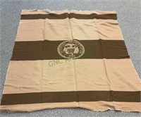 Vintage veterans administration wool blanket