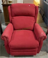 (ND) Recliner - upholstered with a suede like