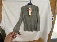 Cinch Women's Sz XL Pearl Snap Long Sleeve Shirt