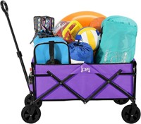 Purple Pull Push Wagon, Heavy Duty Wagon Cart