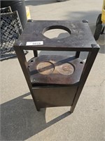 Vintage Wood Smoke Stand / Cabinet - no ash trays