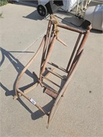 Vintage Wood Rocking Chair Frame