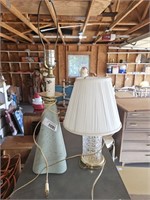 2 Vintage Mid Century Lamps, Tallest is approx