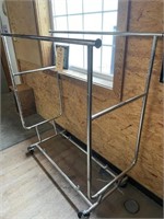 Rolling Clothing Rack
