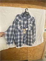 Wrangler Men's Sz 3X Pearl Snap Long Sleeve Shirt