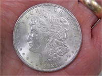 1921 Morgan 90% Silver Dollar lots of luster Unc?