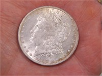 1883 O Morgan 90% SILVER Dollar lots of LUSTER