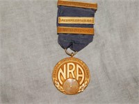 RARE 10K GOLD 1931 NRA Shooting Medal 26.3 grams