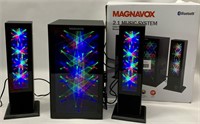 Magnavox Bluetooth color changing lights music