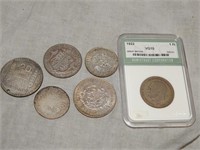 Group of Foreign SILVER Coins (larger)