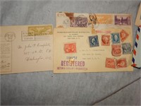 Unusual Stamp covers incl. Civil war with modern t