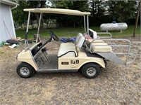 Club Car Battery Golf Cart with Charger (Working