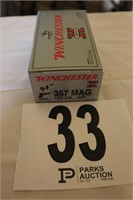 (1) Box (50 Per Box) of 357 Magnum (125 Gr)(R1)