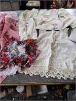 Vintage baby clothes and apron