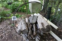 Firewood Ring with Wood(Gazebo)