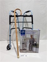 WALKER, CANE, AND BED ASSIST BAR