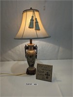 DECORATIVE LAMP AND PLAQUE
