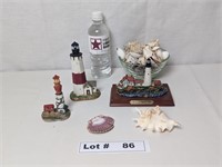 LIGHTHOUSE AND SHELL COLLECTION